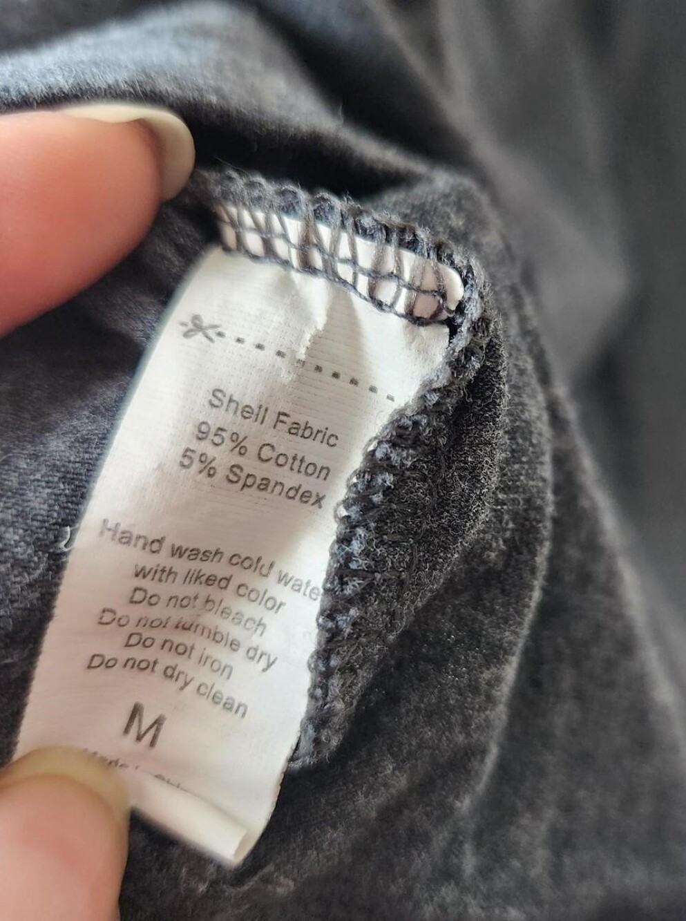 Grey Cotton Racerback Tank - Picture 6 of 6